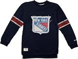 New York Rangers Youth Vintage Jersey Long Sleeve Crewneck T-Shirt