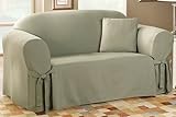 UPC 047293330520 product image for Sure Fit Cotton Duck Sofa Slipcover, Sage | upcitemdb.com