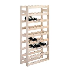Zeller 13165 Flaschenregal f�r 54 Flaschen, Kiefer / 67,5 x 25 x 118