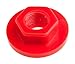 Forney 57511 Output Jack with Washer Brass Plug, Red Knob