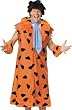 Mens Costume Cartoon Cave Man Character Prehistoric Caveman Fred Flintstone Funny Party Outfit