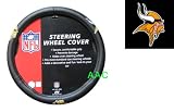 Official NFL License Steering Wheel Cover - Minnesota Vikings