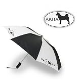 Compact Travel Umbrella featuring the Akita (1.5 X 1.5 X 14 inches)