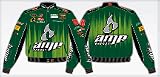 Dale Earnhardt, Jr. Men's Brushed Cotton Twill Racing Jacket (AMP Green)