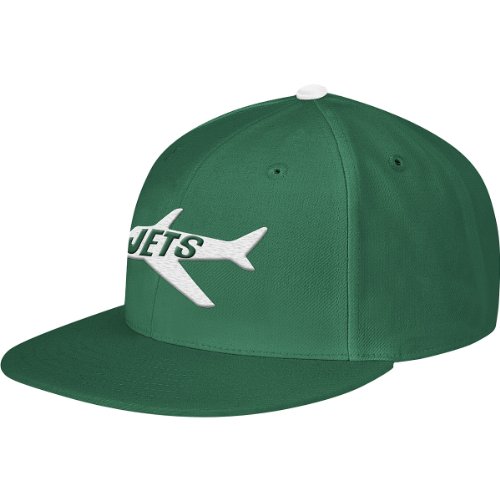 Mitchell & Ness New York Jets Throwback Fitted Hat 8 1/4