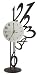 Modern Tables - 19" Crazy Hip Modern Table Clock Sculpture with Base