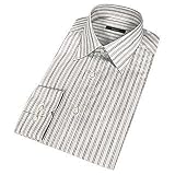 Bagutta Elegant Striped Gray Cotton Dress Shirt