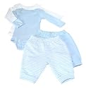 Miniwear 4 Piece Wardrobe Set in Blue: 3-6 Months