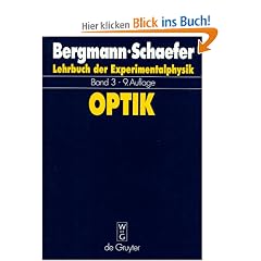 Lehrbuch der Experimentalphysik, Bd.3, Optik