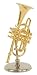 Objet décoration musique instrument miniature cornet