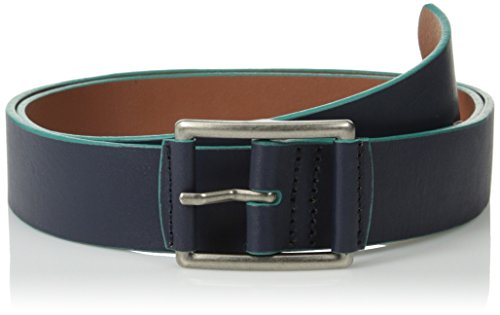 Original Penguin Men's Grady Leather Belt, Dress Blues, 30