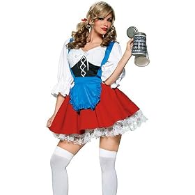 FREE SHIPPING - Beer Girl - Sexy Adult Waitress Costume Lingerie Outfits by 3WISHES.COM