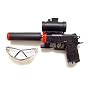 M43 Airsoft Spring Powered Pistol with Laser, Electric Scope