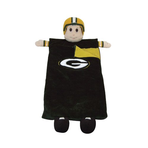 6' Children's NFL Green Bay Packers Cozy Sleeping Bag