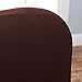 Home Fashion Designs Form Fit, Slip Resistant, Stylish Furniture Shield/Protector Featuring Lightweight Corduroy Fabric. Lucia Collection Basic Strapless Slipcover Brand. (Loveseat, Chocolate)