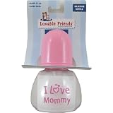 5 oz. Wide Base Bottle (Silicone Nipple), Pink -... by Luvable Friends