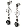 San Antonio Spurs Crystal Logo Earrings