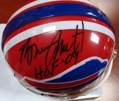 Bruce Smith Autographed/Hand Signed Buffalo Bills Mini Helmet HOF 09 PSA/DNA