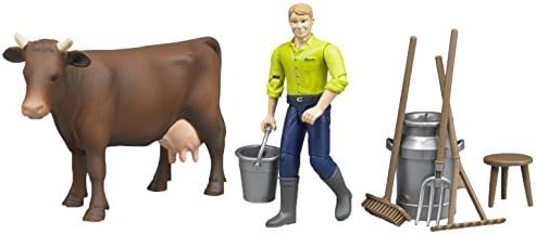 bruder (Bruder) dairy set with figures