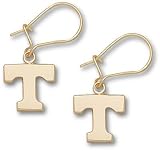 Tennessee 10KT Power T Dangle Earrings