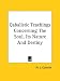 Book Qabalistic Teachings Concerning The Soul, Its Nature And Destiny