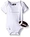 Mud Pie Baby Football Gift Set - Crawler and Rattle Set, Brown, 0-3 Months