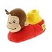 Curious George Boys Girls Sock Top Slippers (Toddler/Little Kid)