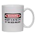 BEAUTY IS IN THE EYE OF THE BEER HOLDER Mug for Coffee / Hot Beverage 15 oz. BLUE
