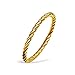 Sterling Silver Stackable Twisted Rope Band Ring