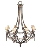 Fine Art Lamps 137340 Oversized 8LT Chandelier Midsummer Nights Dream Indoor Lighting