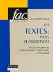 Les Textes, types et prototypes