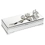 Godinger Silver-Plated Jewelry Box with Rose