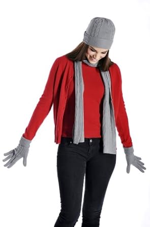 Cashmere Scarf Hat & Gloves Set