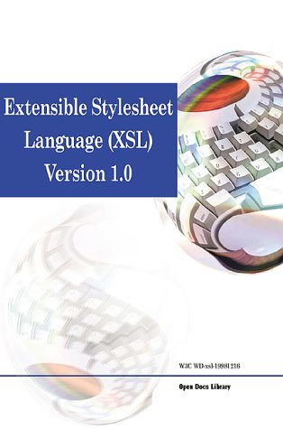 Image of: Extensible Stylesheet Language: Xsl Version 1.0 (Open Documents Standards Library)