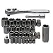 Craftsman 9-34740 32 Piece 1/4-3/8 Drive Standard/Metric Socket Wrench Set