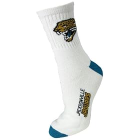 Jacksonville Jaguars White (501) Socks