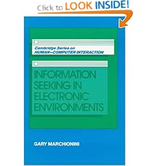  Information Seeking in Electronic Environments (Cambridge Series on Human-Computer Interaction): Gary Marchionini: Books