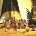 Geschenkset Teegenuss Orientalische Art 4x TeeGl�ser & L�ffel