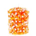 4'' Candy Corn Halloween Candle
