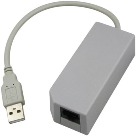 Insten USB to Ethernet Adapter, USB 2.0 10/100 Mbps Network RJ45 Lan Wired Internet Lan Adapter Compatible with Nintendo Switch/Switch Lite/Wii/Wii U Game Console/MacBook