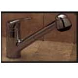 Rohl R3810STN deâ Lux Pull-Out Kitchen Faucet, Polished Nickel