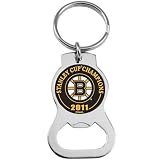 NHL Boston Bruins 2011 NHL Stanley Cup Champions Bottle Opener Key Ring ()