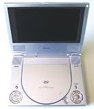 Tevion DVP7011 7  Widescreen Portable DVD Player -Silver
