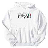 Sweatshirt White Elegant Flag " Lazio " Italy City