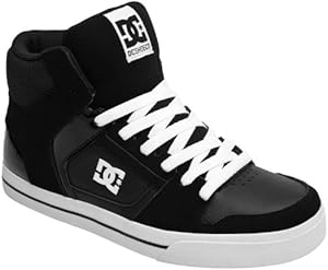 DC Men's Base Sneaker,Black/White,12 M US