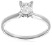 14k Choice of White or Yellow Gold Princess Cut Solitaire Diamond Engagement Ring (3/4 ct, H-I Color SI2-I1 Clarity)