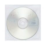 (Price/PK)Self-Adhesive CD Holders, Polypropylene,50 Sheets/Pack,White