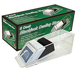 Heavy Acrylic 6 Deck Blackjack Dealing Shoe - Casino Supplies > Accessories > Misc. Accessories
