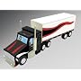 Colorific Wood Worx Jumbo Articulated Truck / Semi Trailer Craft Activity Kit