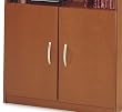 Half-Height Door Kit (2 Doors) In Auburn Maple Finish By Bush Furniture